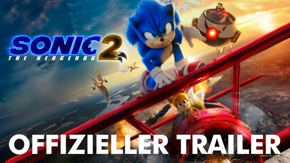 Video for the film Sonic the Hedgehog 2 — Offizieller Trailer #1