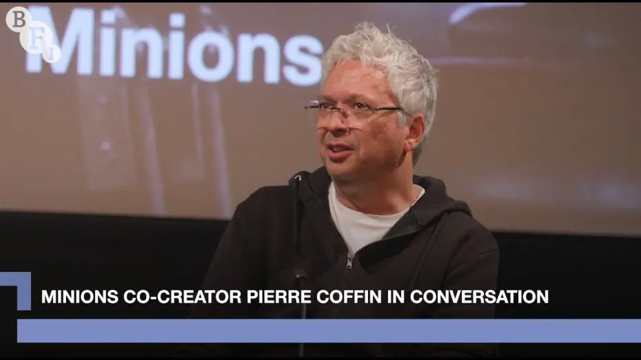 Video for the film Minions & Monsters — Minions co-creator Pierre Coffin on voicing the Minions and Minions & Monsters | BFI in Conversation