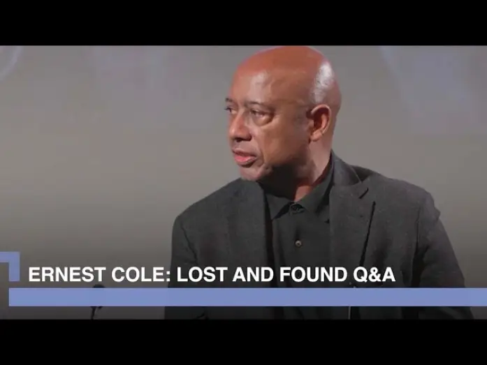 Video for the film Ernest Cole: Lost and Found — Raoul Peck on Ernest Cole: Lost and Found | BFI Q&A