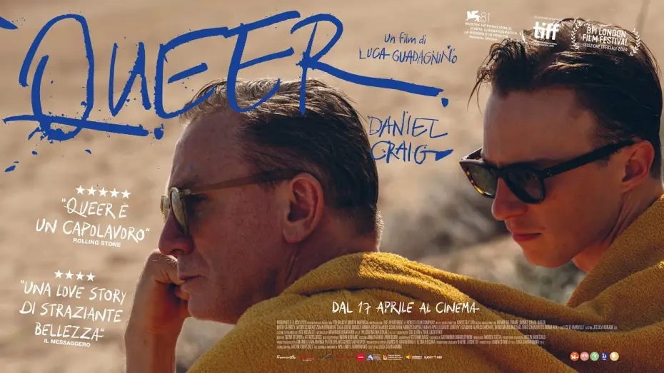 Video for the film Queer — QUEER di Luca Guadagnino con Daniel Craig | Trailer ITA HD