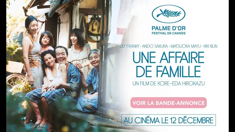 Video for the film Shoplifters — UNE AFFAIRE DE FAMILLE - Bande Annonce VOST
