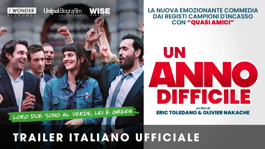 Video for the film A Difficult Year — UN ANNO DIFFICILE | Trailer italiano ufficiale HD