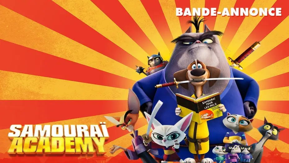 Video for the film Paws of Fury: The Legend of Hank — SAMOURAÏ ACADEMY - Bande-annonce