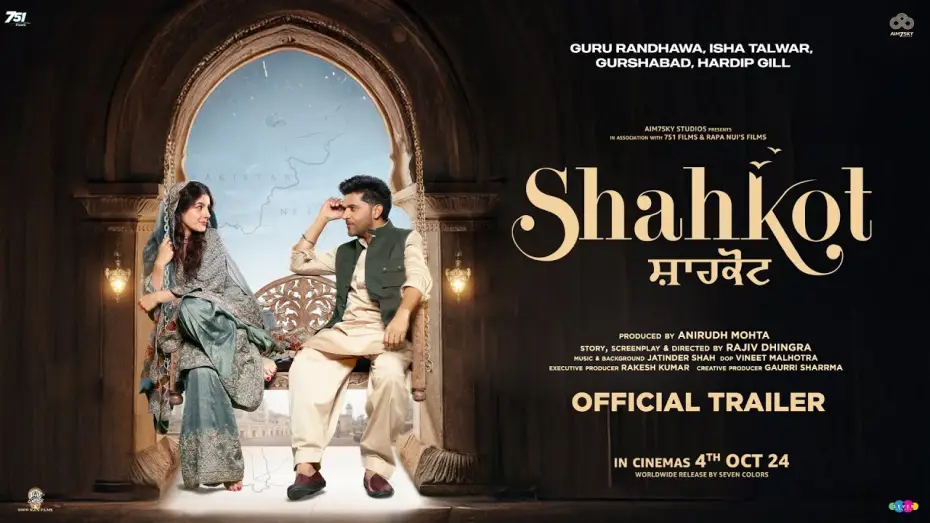 Video for the film Shahkot — Shahkot - Official Trailer - Guru Randhawa - Isha Talwar - Gurshabad- Rajiv Dhingra, Anirudh - 4 Oct