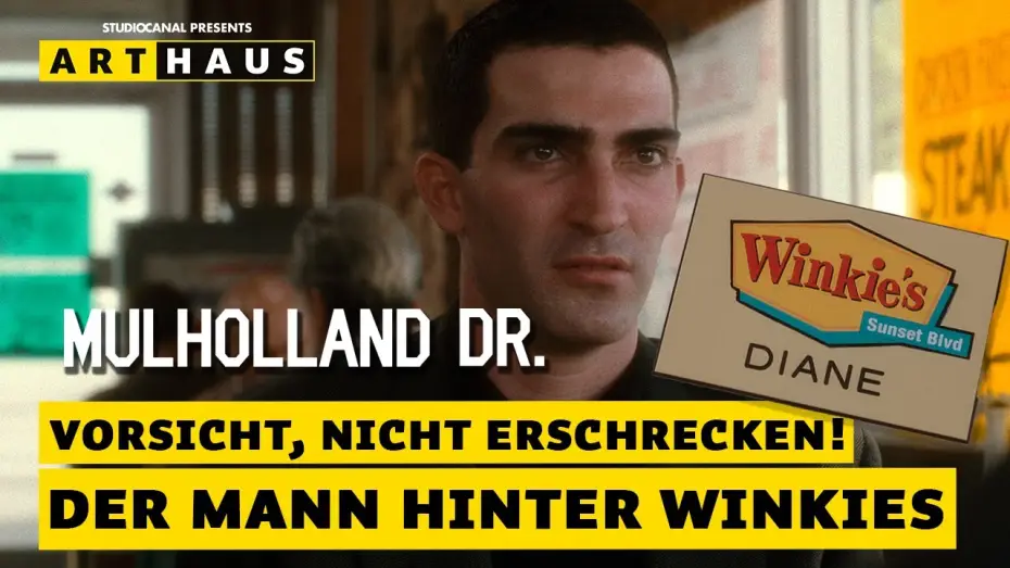 Video for the film Mulholland Drive — Filmszene: Der Mann hinter Winkies