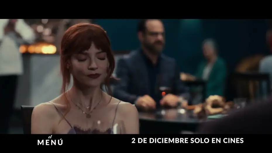 Video for the film The Menu — Anuncio: 'Disfruten de cada plato'