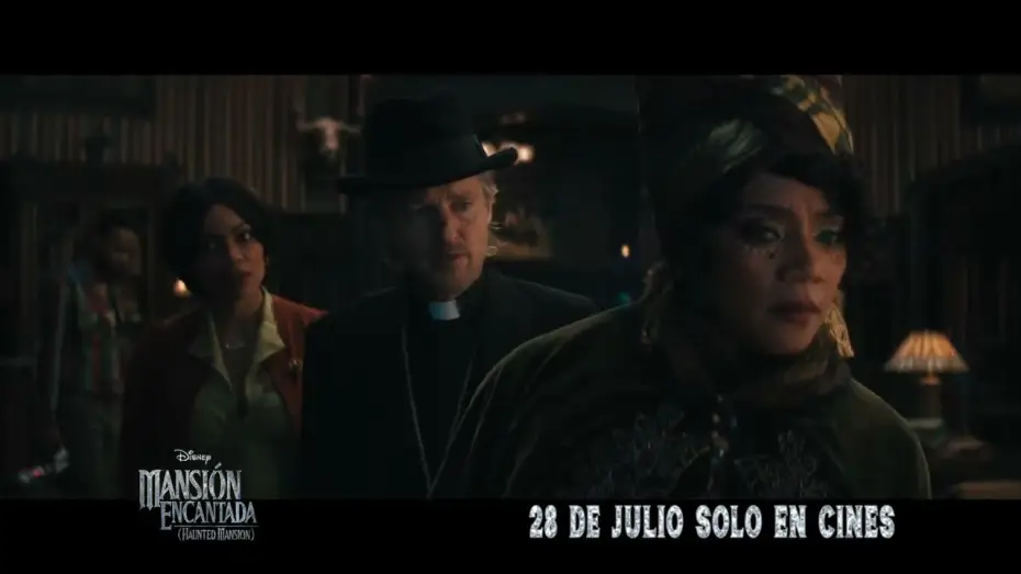 Video for the film Haunted Mansion — Anuncio: 'Arriésgate'