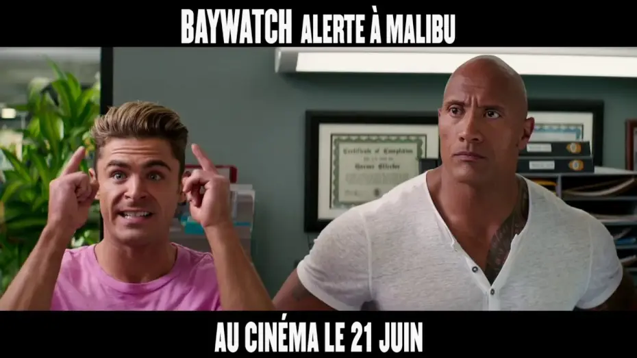 Video for the film Baywatch — BAYWATCH – ALERTE À MALIBU - Bumper Coming [au cinéma le 21 juin 2017]