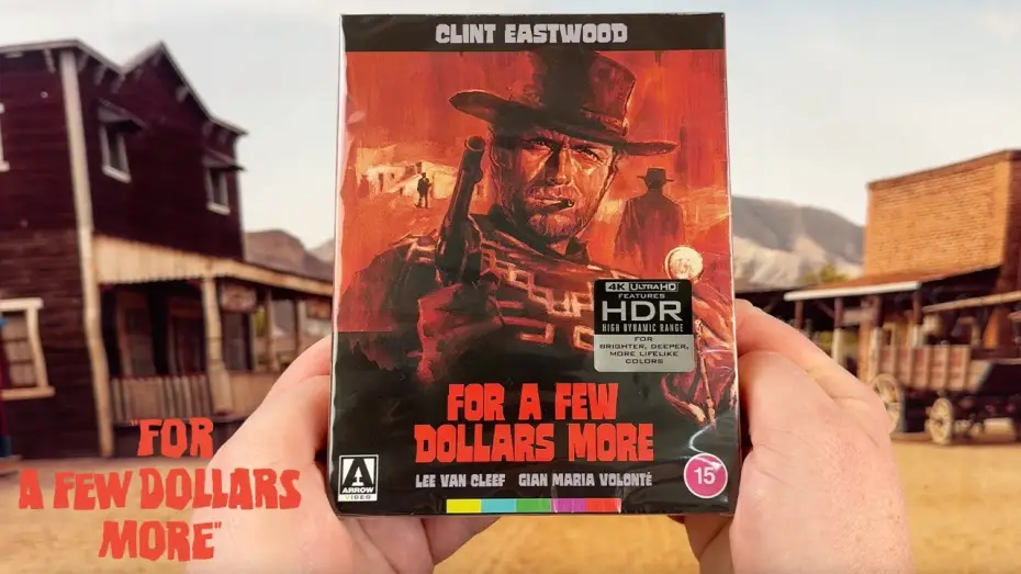 Video for the film For a Few Dollars More — Arrow UHD Unboxing