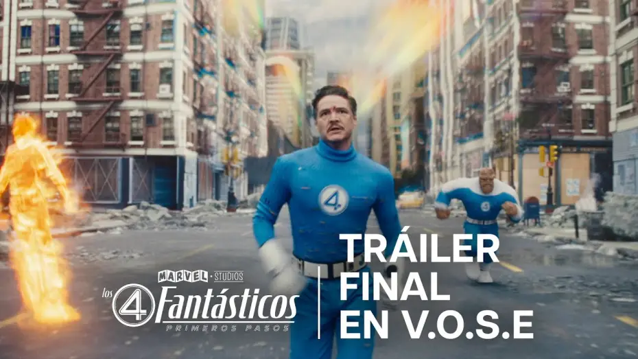 Video for the film The Fantastic Four — Tráiler Final [VOSE]