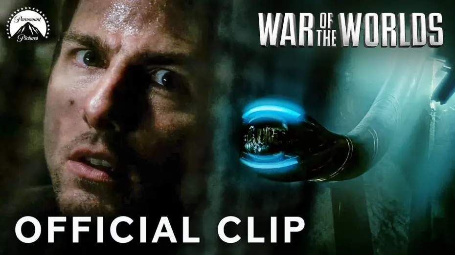 Video for the film War of the Worlds — Tom Cruise Hunted by Alien Drone