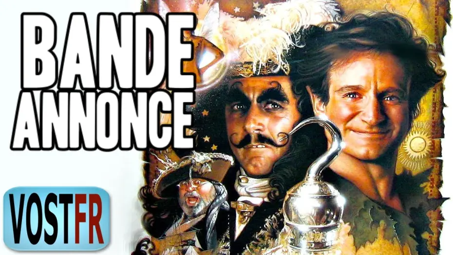 Video for the film Hook — 🚸 HOOK OU LA REVANCHE DU CAPITAINE CROCHET Bande Annonce VOSTFR 1991 HD