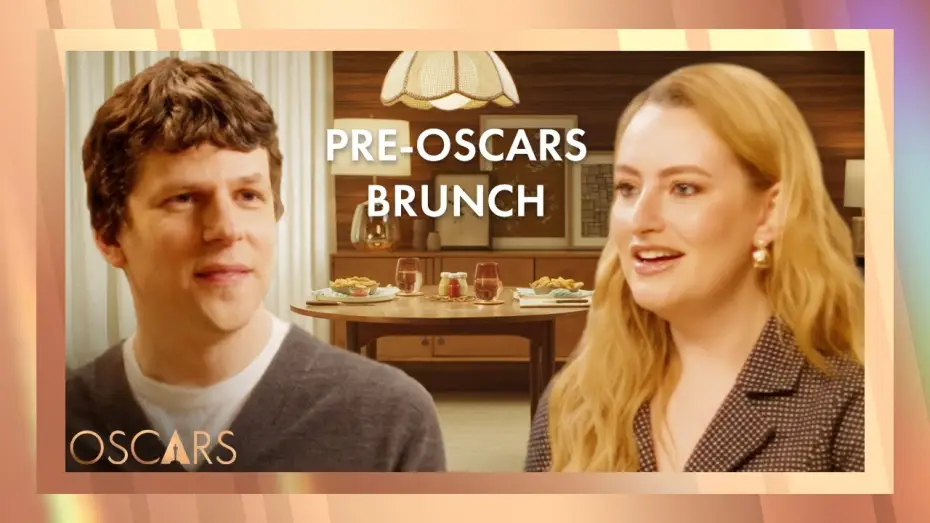 Video for the film A Real Pain — Jesse Eisenberg Gives Amelia Dimoldenberg Tips On Getting A Date To Write A Song About Her Oscars