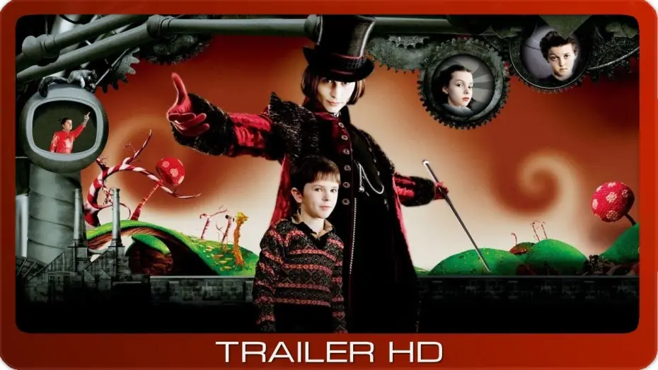 Video for the film Charlie and the Chocolate Factory — Charlie und die Schokoladenfabrik ≣ 2005 ≣ Trailer