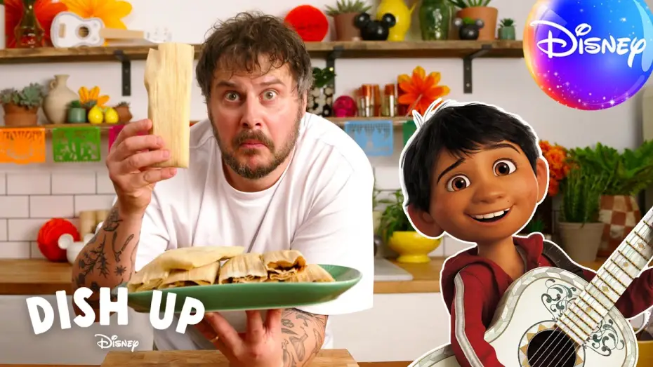 Video for the film Coco — From Coco to the Kitchen: Making Tamales | Dish Up Disney