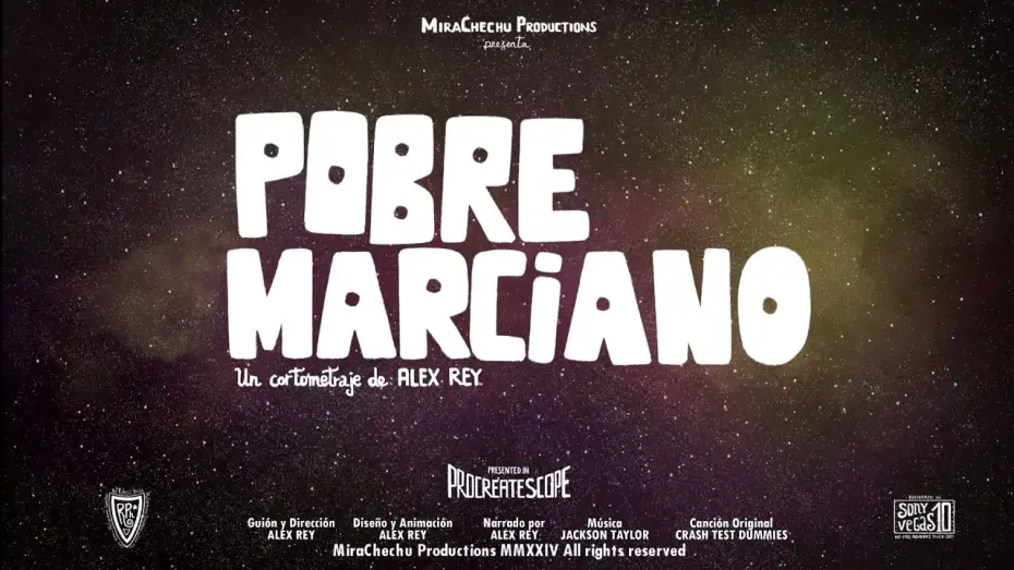 Video for the film Poor Marciano — POBRE MARCIANO. Tráiler.
