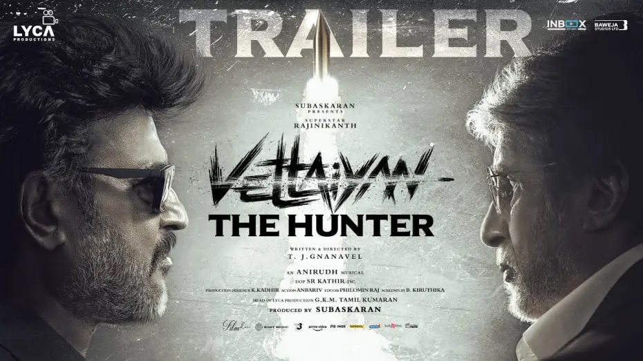 Video for the film Vettaiyan — Vettaiyan The Hunter (Hindi) - Trailer | Rajinikanth | Amitabh Bachchan | T.J. Gnanavel | Anirudh