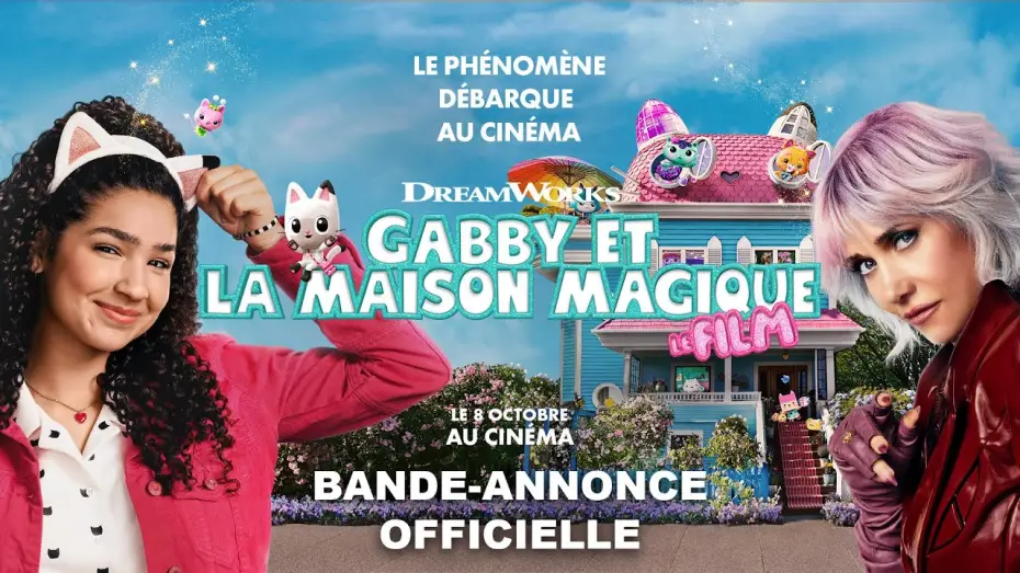 Video for the film Gabby's Dollhouse: The Movie — Gabby et la Maison magique - Le Film - Bande-annonce officielle VOST [Au cinéma le 8 octobre]