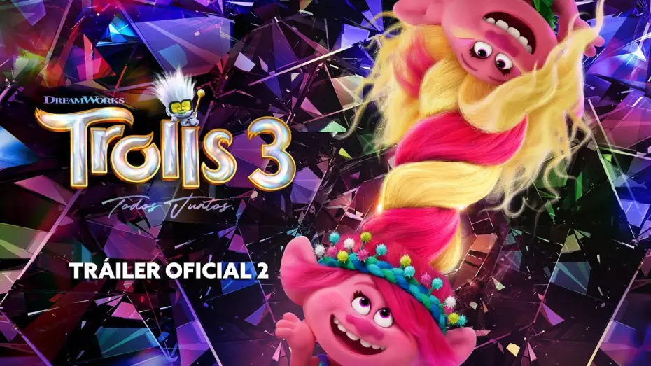 Video for the film Trolls Band Together — Tráiler Oficial 2 en español