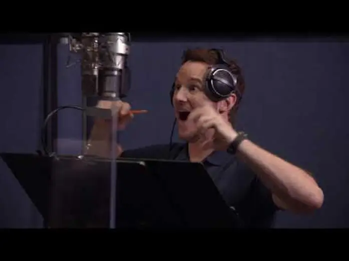 Video for the film Onward — Tom Holland & Chris Pratt in the Booth BTS