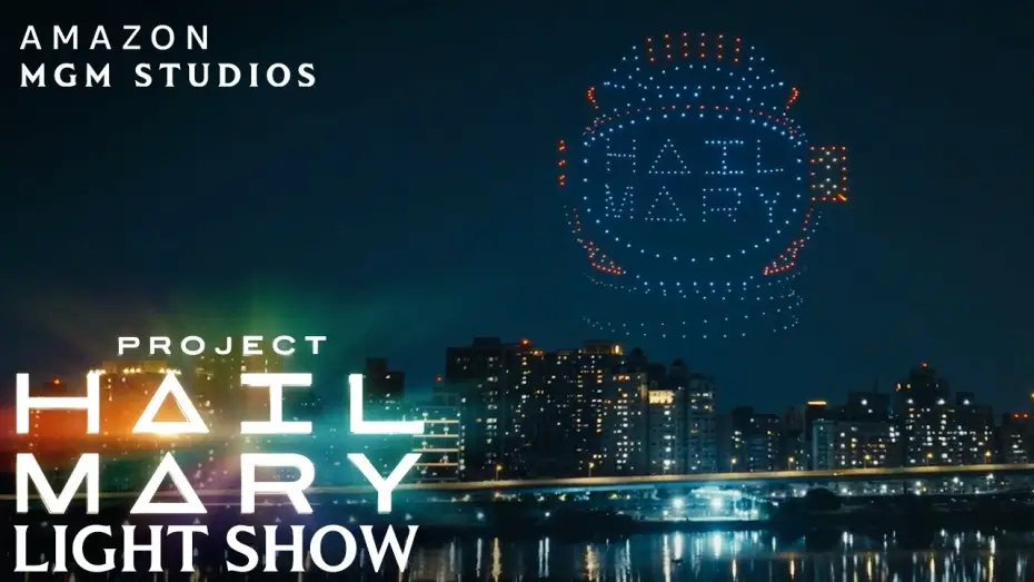 Video for the film Project Hail Mary — Global Light Show