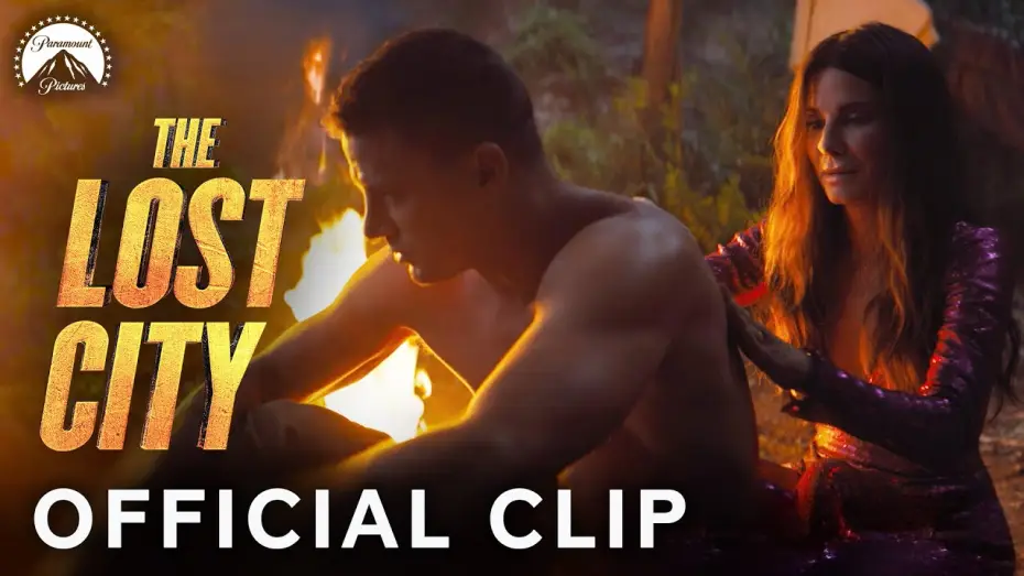 Video for the film The Lost City — Sandra Bullock Makes Channing Tatum's Eczema Sound Sexy