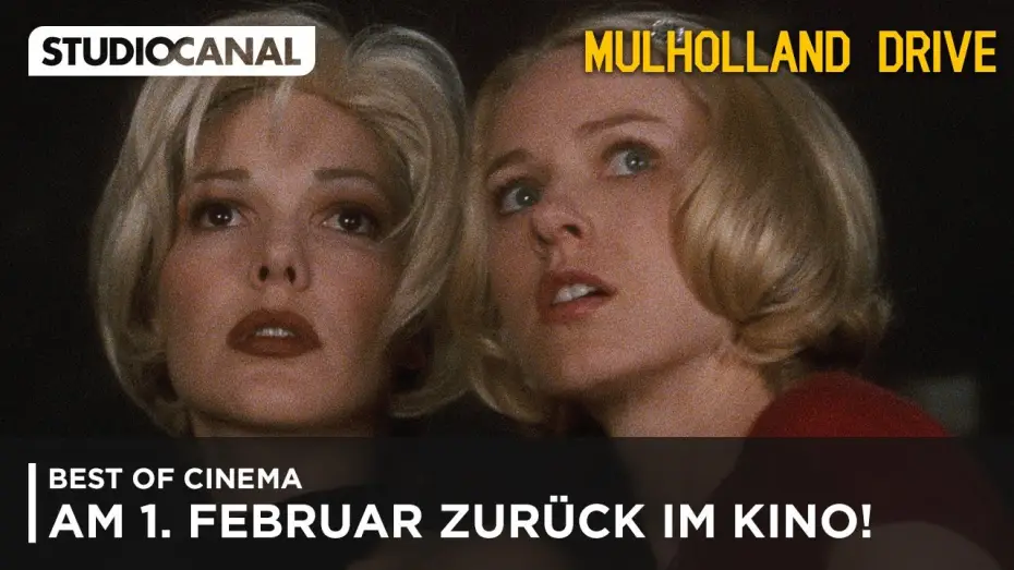 Video for the film Mulholland Drive — Zurück im Kino!