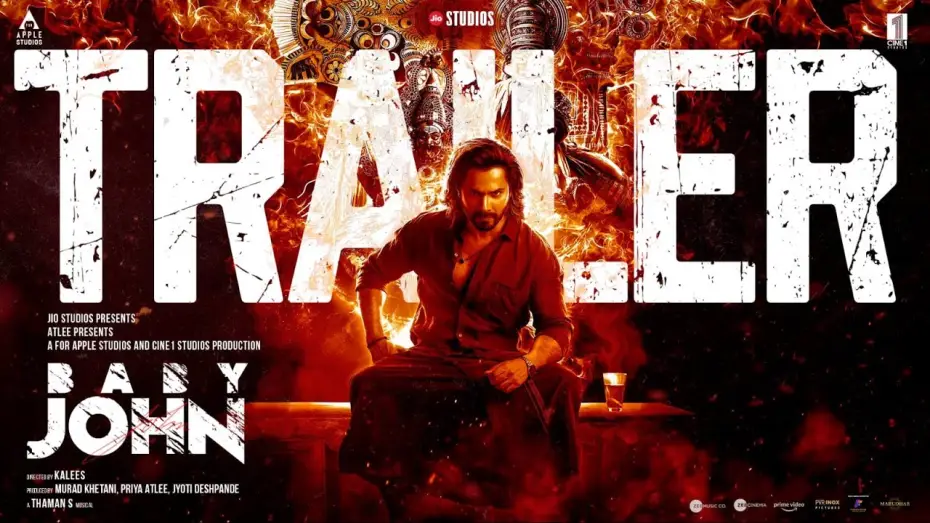 Video for the film Baby John — Baby John - Trailer | Atlee | Varun Dhawan, Keerthy Suresh, Wamiqa G, Jackie Shroff | 25th Dec