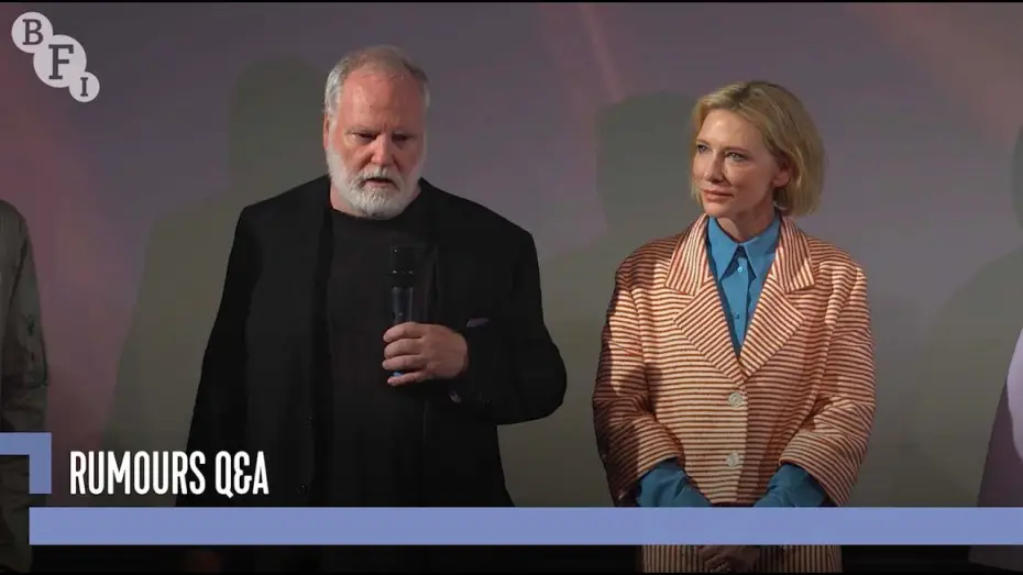 Video for the film Rumours — Cate Blanchett, Guy Maddin and the cast of Rumours | BFI London Film Festival 2024