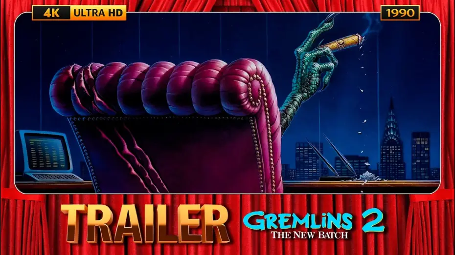 Video for the film Gremlins 2: The New Batch — Gremlins 2: The New Batch (1990) Official Trailer [4K-UHD]