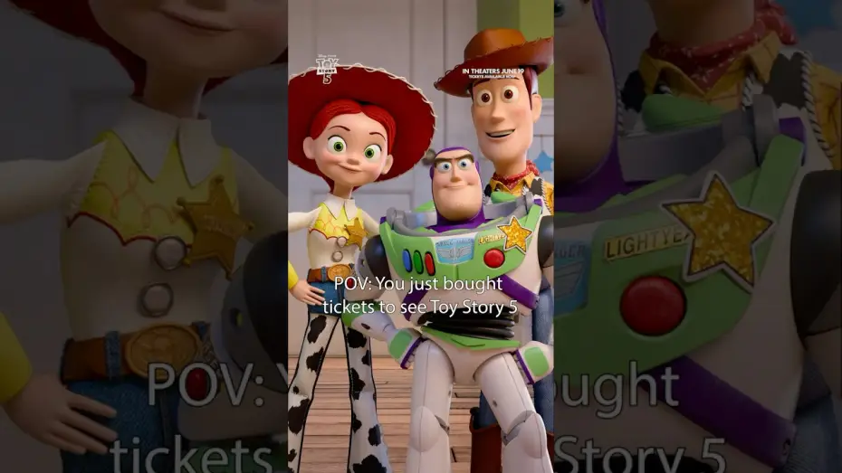 Video for the film Toy Story 5 — getting tickets…toy approved