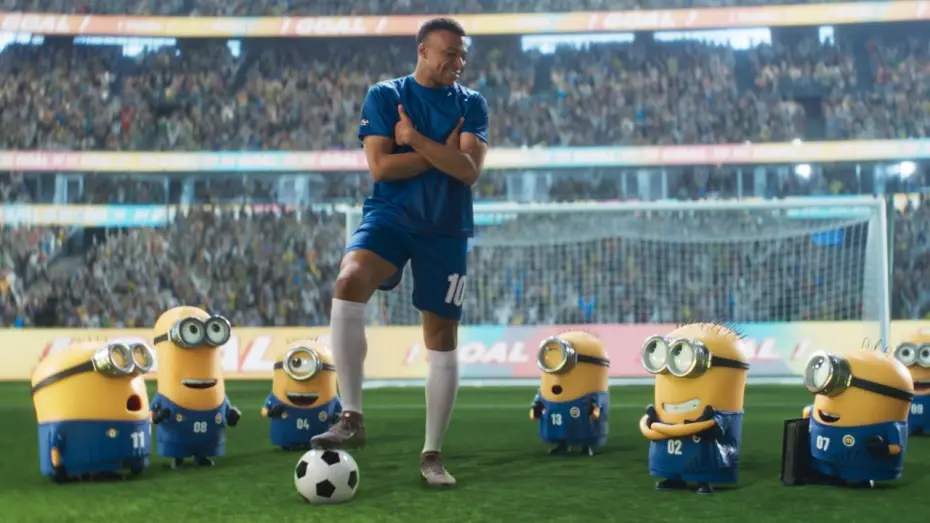 Video for the film Minions & Monsters — Kylian Mbappe Enters The Match
