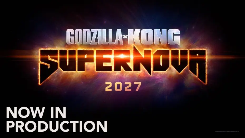 Video for the film Godzilla x Kong: Supernova — Now in Production