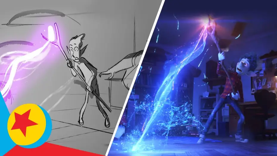 Video for the film Onward — Ian and Barley Bring Their Dad Back To Life...Kind Of | Pixar Side-By-Side