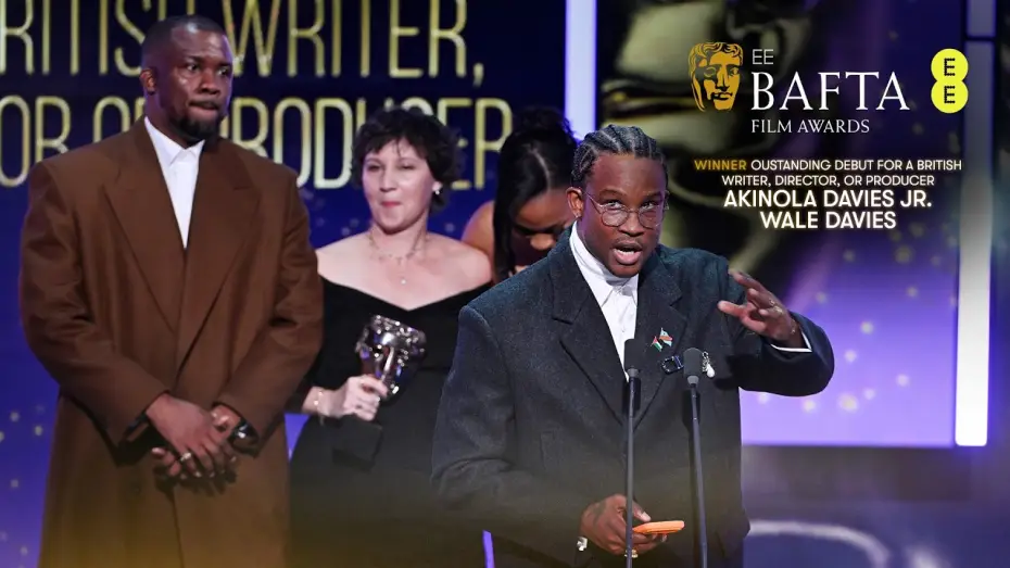 Video for the film My Father's Shadow — Akinola Davies Jr. and Wale Davies Win the Outstanding Debut BAFTA | EE BAFTA Film Awards 2026
