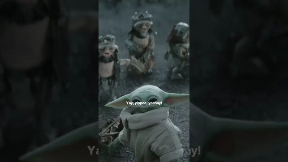 Video for the film The Mandalorian & Grogu — Cheering