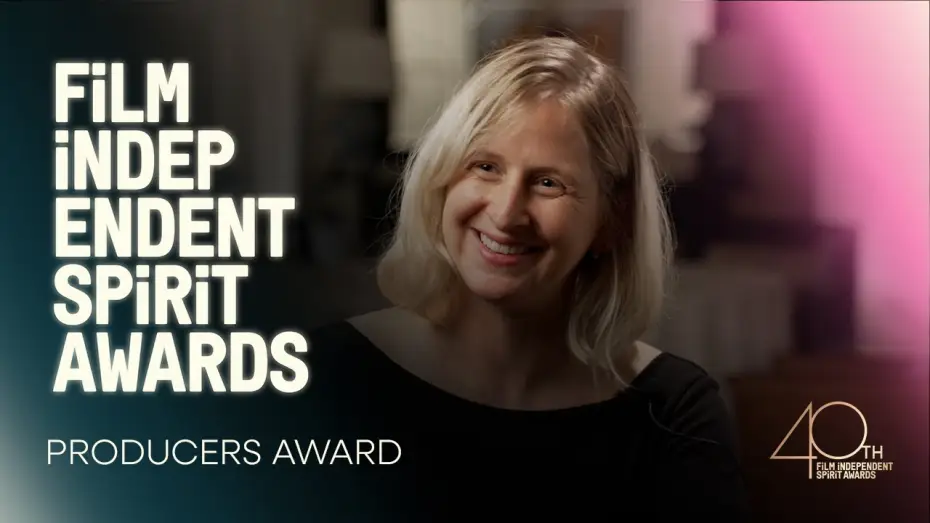 Video for the film I Saw the TV Glow — Sarah Winshall (I SAW THE TV GLOW) Wins the Producers Award | 2025 Spirit Awards