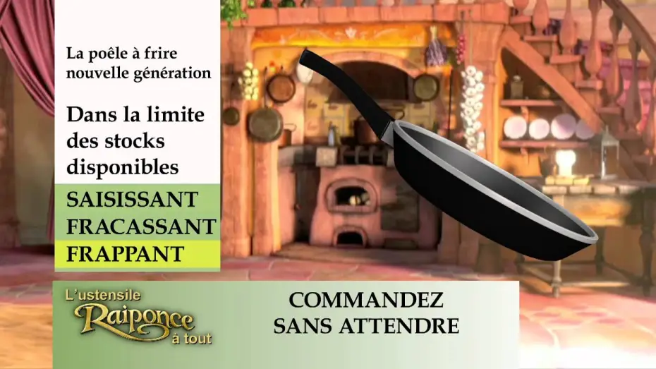 Video for the film Tangled — Téléshopping : l'ustensile Raiponce à tout