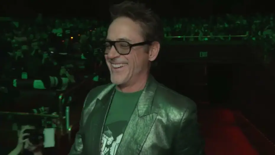 Video for the film Avengers 5 — Robert Downey Jr.'s Entrance to The Walt Disney Studios CinemaCon Presentation