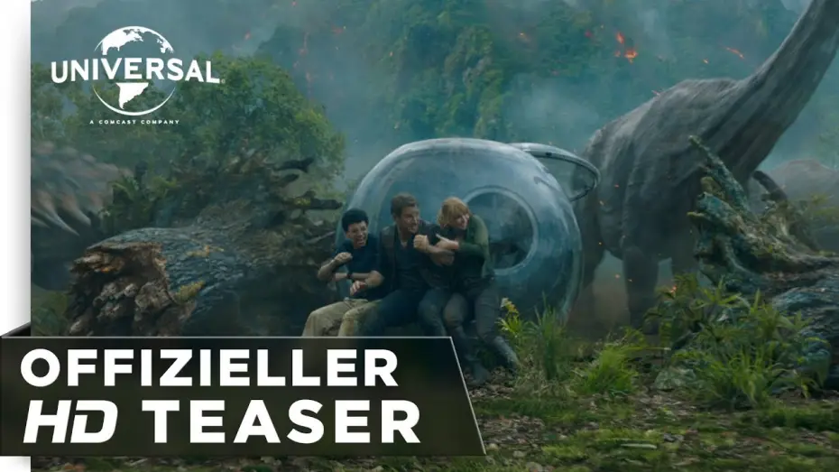 Video for the film Jurassic World: Fallen Kingdom — Jurassic World: Das gefallene Königreich - Teaser RUN deutsch/german HD