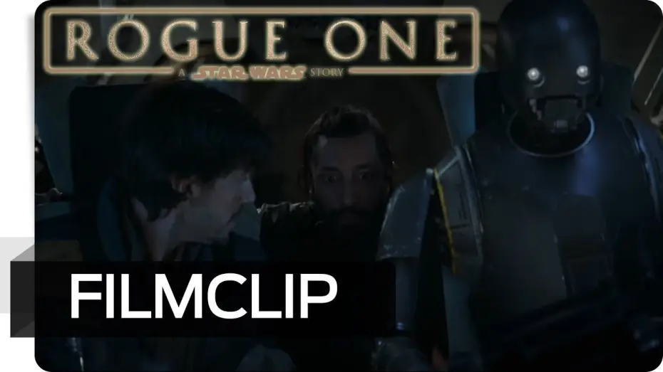Video for the film Rogue One: A Star Wars Story — Clip: Tiefflug im Canyon