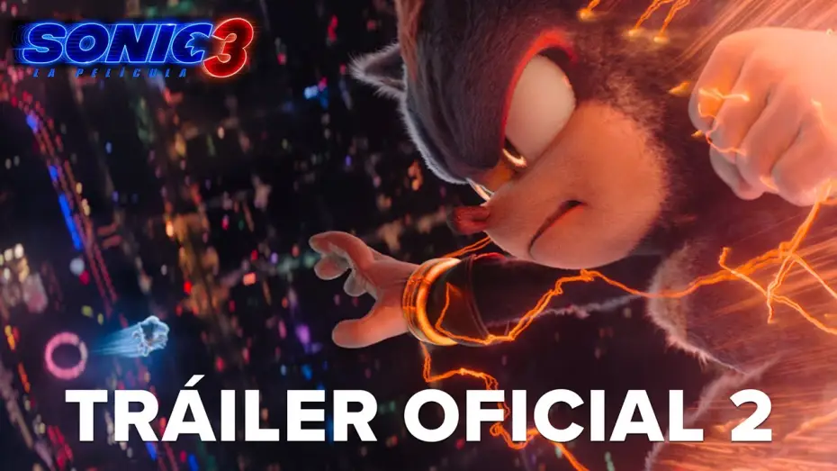 Video for the film Sonic the Hedgehog 3 — Tráiler oficial 2 en español
