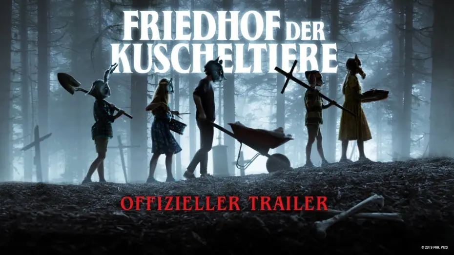 Video for the film Pet Sematary — Friedhof der Kuscheltiere - Trailer 2 - Deutsch HD