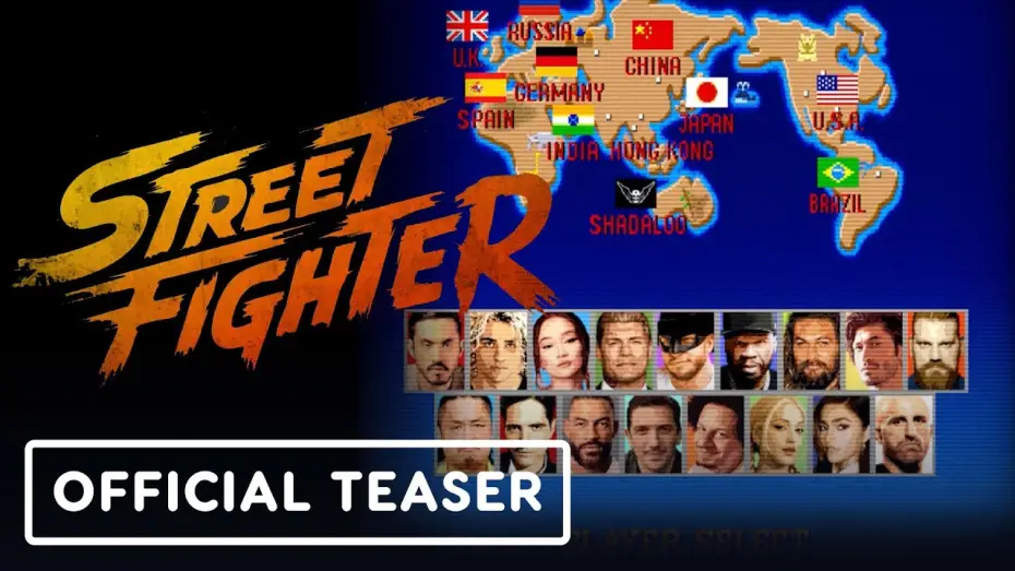 Video for the film Street Fighter — Cast Reveal Teaser