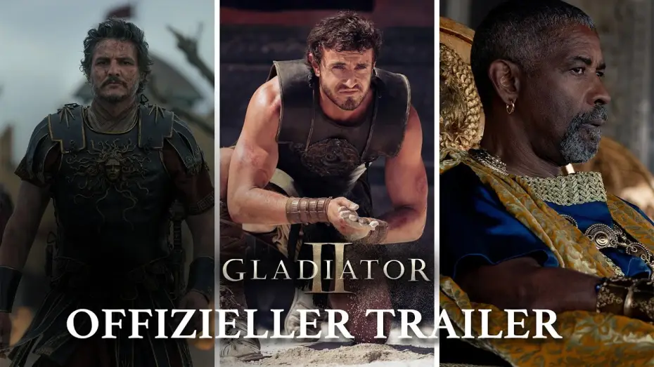 Video for the film Untitled Gladiator Sequel — GLADIATOR II | Offizieller Trailer | Paramount Pictures Germany