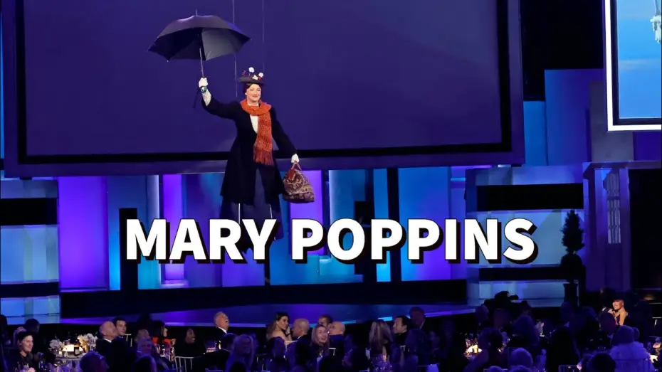 Video for the film Mary Poppins — Mary Poppins Drops in at the AFI Life Achievement Award Tribute to Julie Andrews