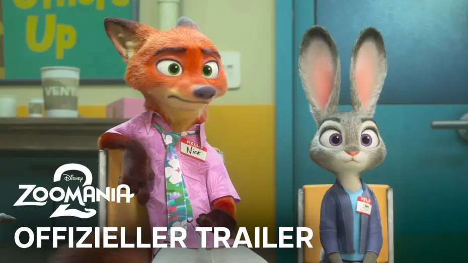 Video for the film Zootopia 2 — Zoomania 2 | Offizieller Trailer
