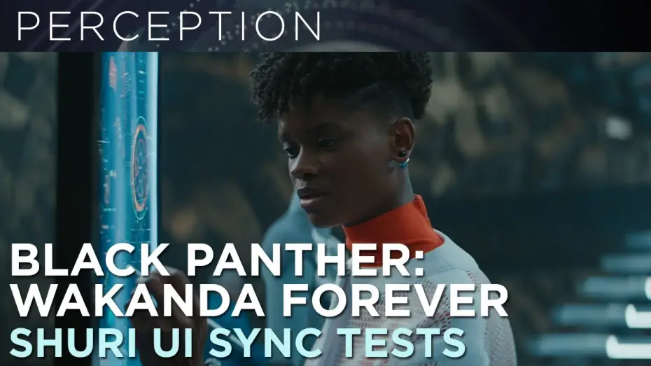 Video for the film Black Panther: Wakanda Forever — Shuri UI Writing Sync Tests