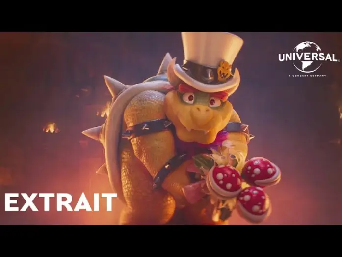 Video for the film The Super Mario Bros. Movie — Super Mario Bros - Bowser Clip "Peach" VF [Actuellement au cinéma]