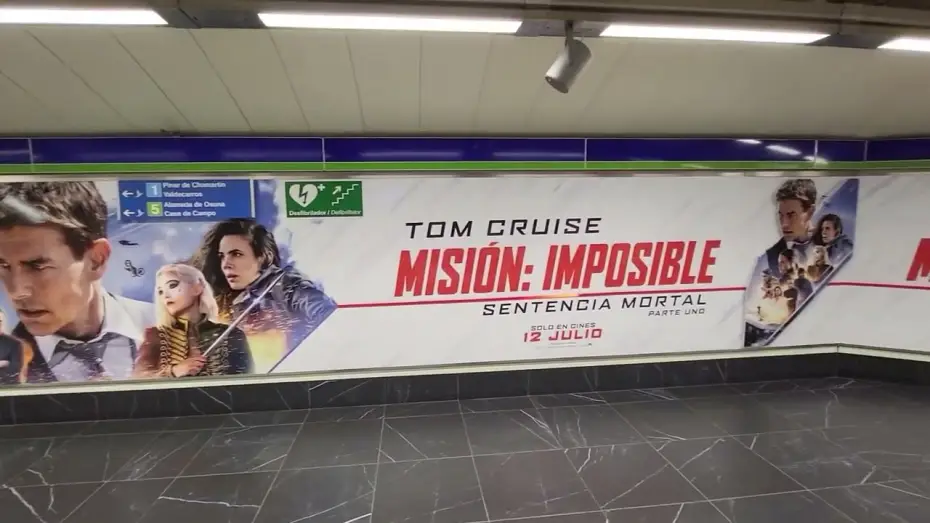Video for the film Mission: Impossible - Dead Reckoning Part One — Metro de Madrid